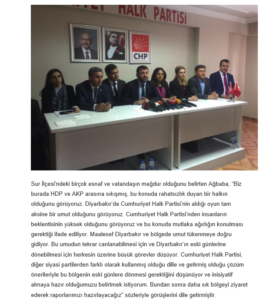 CHP Sur Raporu