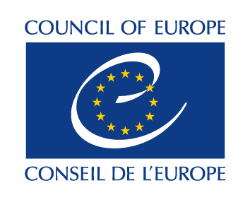 Avrupa Konseyi'nin ingilizce ve fransızca yazıldığı logosu