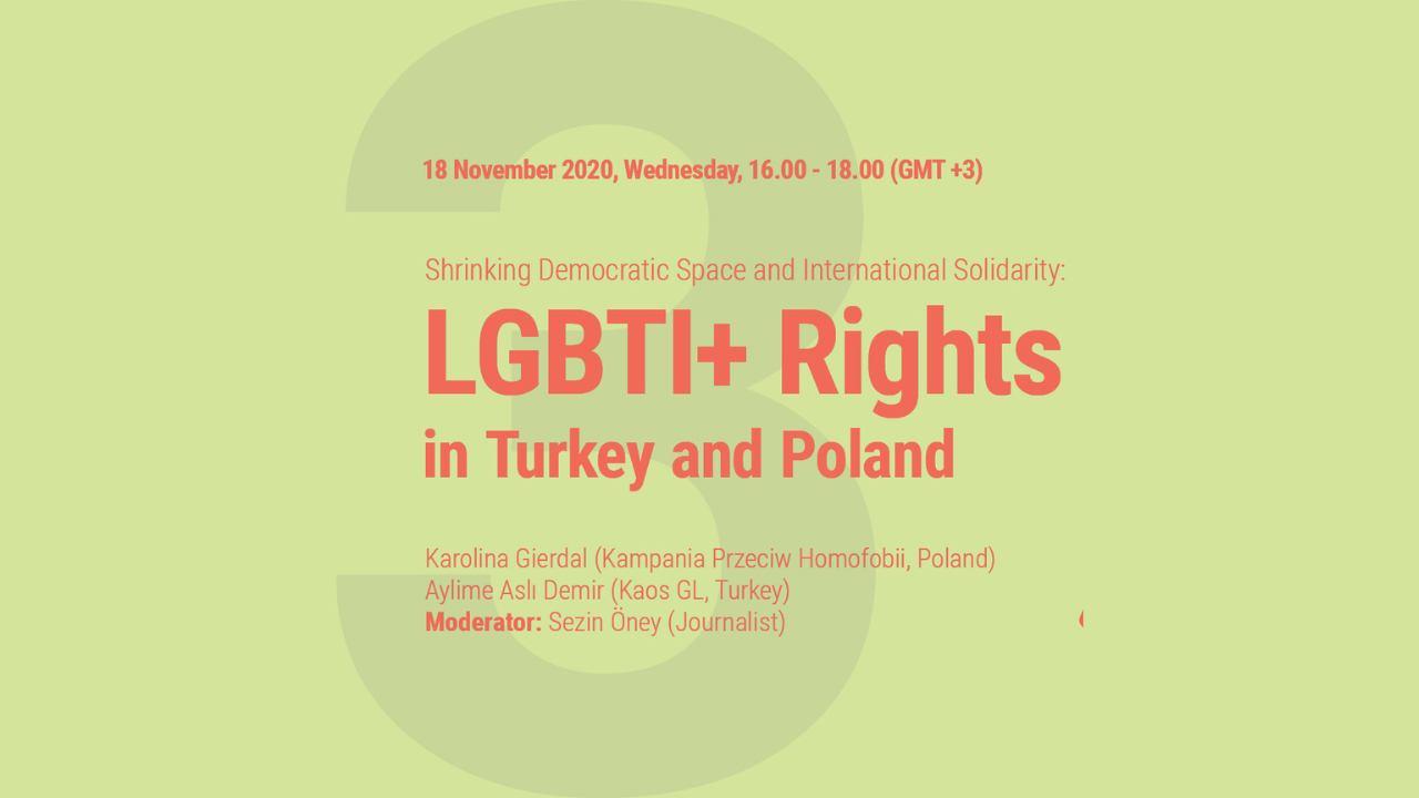 Panel: LGBTI+ Rights in Turkey and Poland