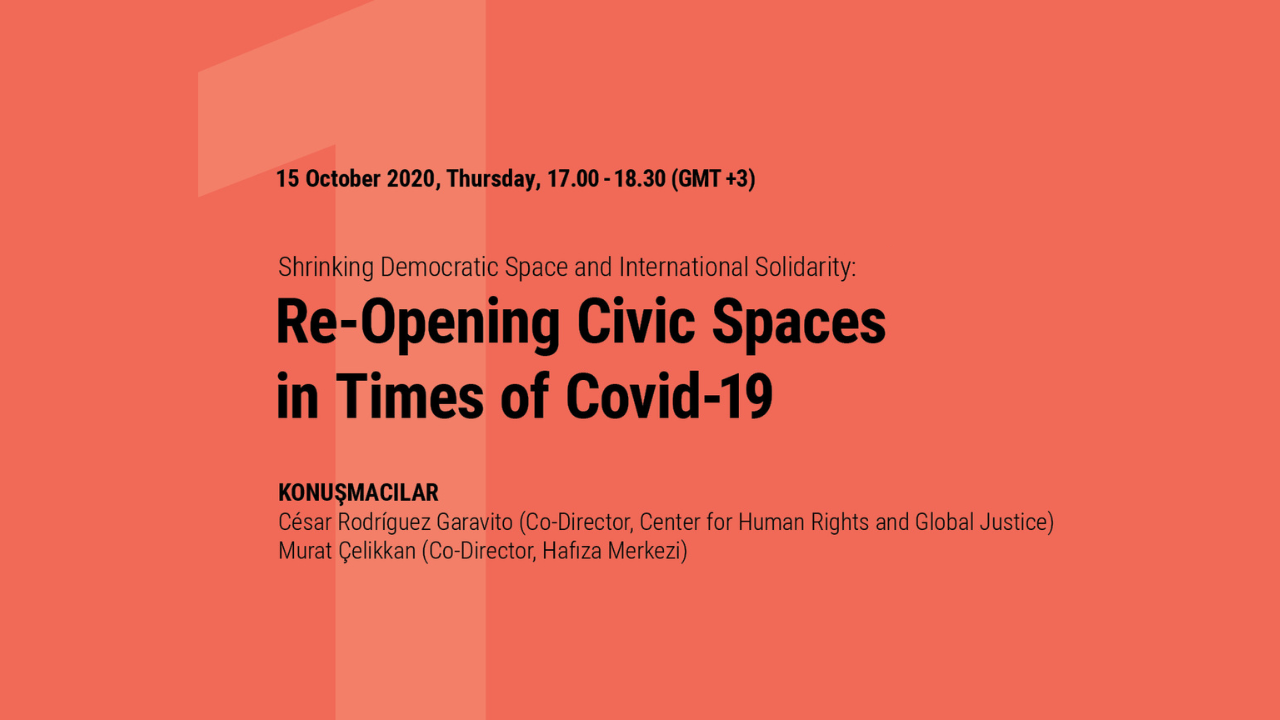 Panel: Re-Opening Civic Spaces in Times of Covid-19