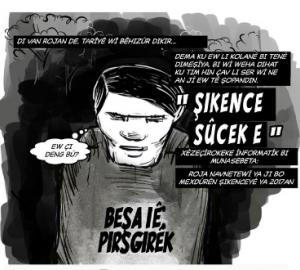 Li ser şikencê û wendakirina bi zorê du xêzeçîrok