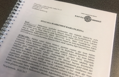 Anayasa Mahkemesi'ne İki Yeni Hukuki Görüş Sunduk