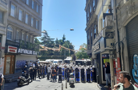 Cumartesi İnsanları’nın İstiklal Caddesi’ne çıkmasına izin verilmedi, 01.07.2023.